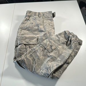 Unisex Military Camo Cargo Utility Pants sz 14